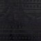 Mystical Black-Black Aztec Velvet Burnout Bonded Fabric By the Yard